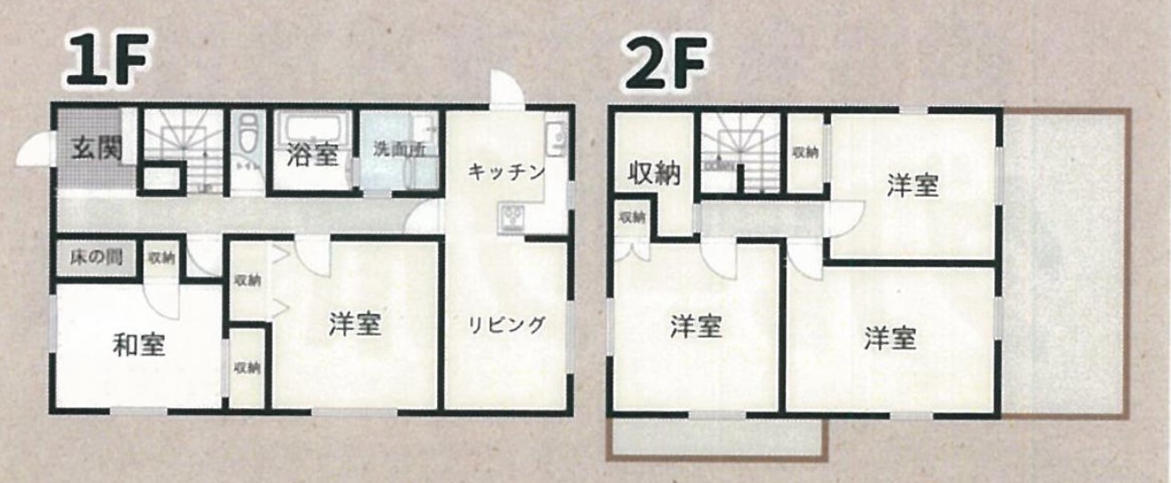 グループホーム虹のフロアマップです。